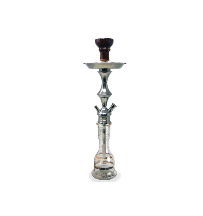 Pyramids Hookah Set- 30 cm - Stainless Steel 