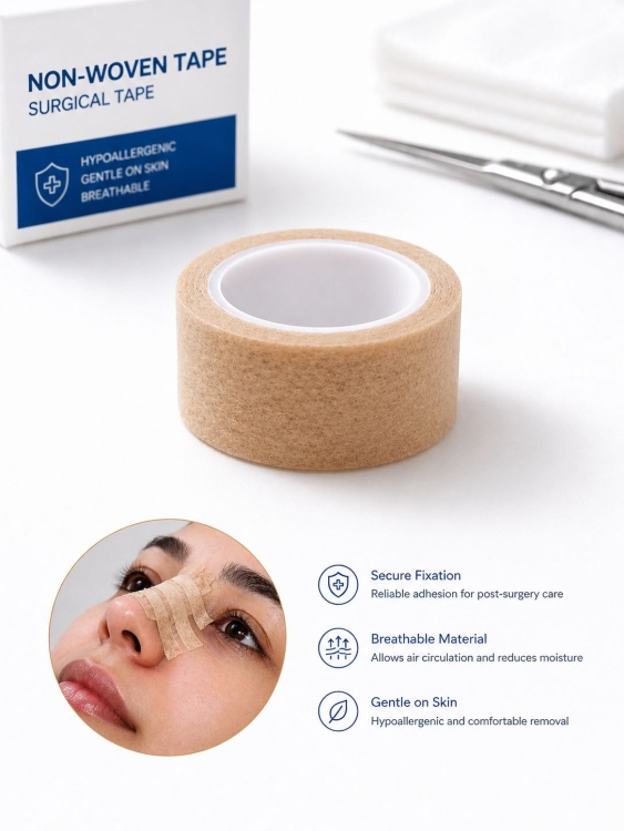 لاصق ما بعد العملية للأنف قياس 1.25 لون لحمي