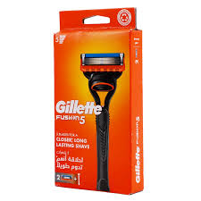 جيليت ماكينة حلاقة فيوجن 5 + 2 شفرة