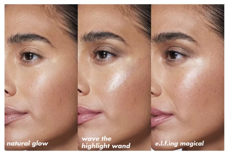 Elf, HALO GLOW HIGHLIGHT BEAUTY WAND ايلف، هايلايتر