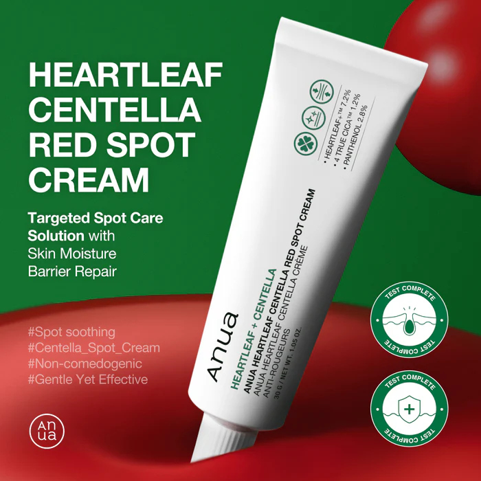 Anua, Heartleaf Centella Red Spot Cream