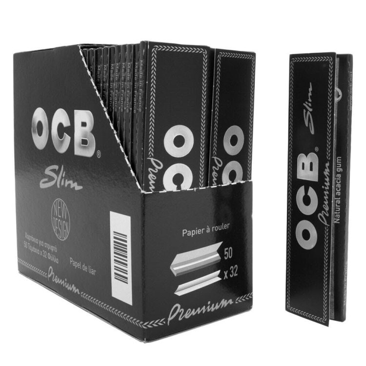OCB  Premium Rolling Paper -  32 - Slim 