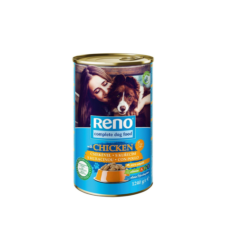 رينو معلبات للكلاب بنكهة الدجاج