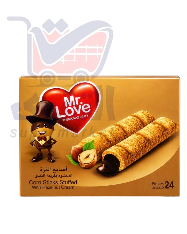 مستر لوف أصابع ذرة بندق*24