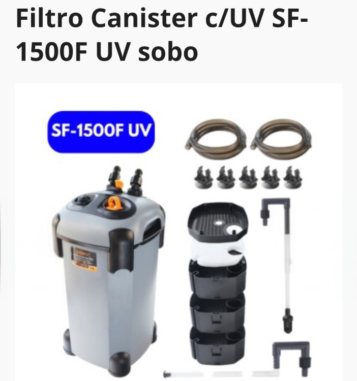 كانستر SOBO SF مع UV – مياه كريستالية 