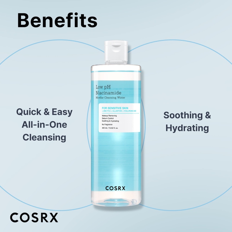 COSRX - Low pH Niacinamide Micellar Cleansing Water 400ml