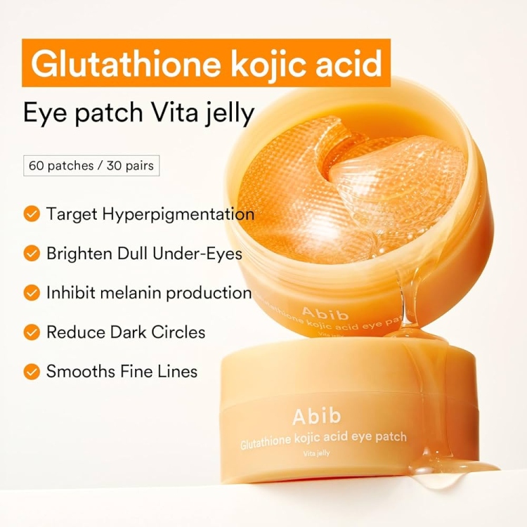 Abib - Glutathione Kojic Acid Eye Patch Vita Jelly 60 Patches