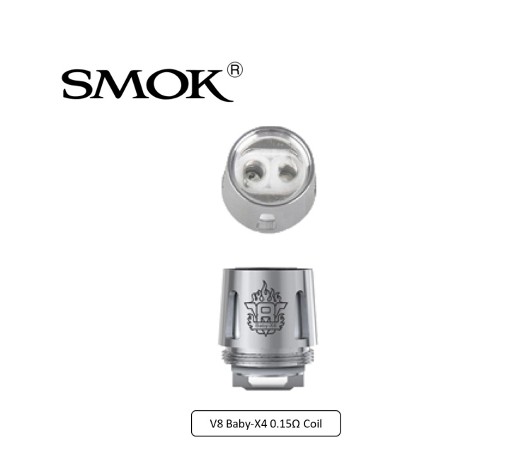 SMOK V8 Baby-X4 0.15Ω Replacement Coil