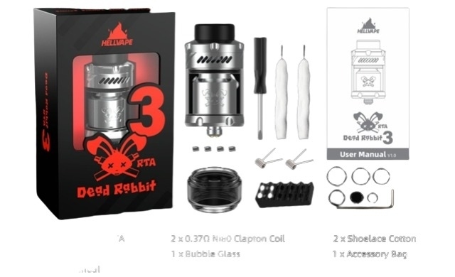 HellVape Dead Rabbit 3 RTA Atomizer
