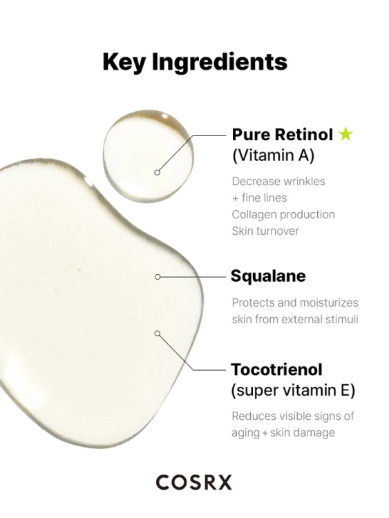 Cosrx, The Retinol 0.5 Oil