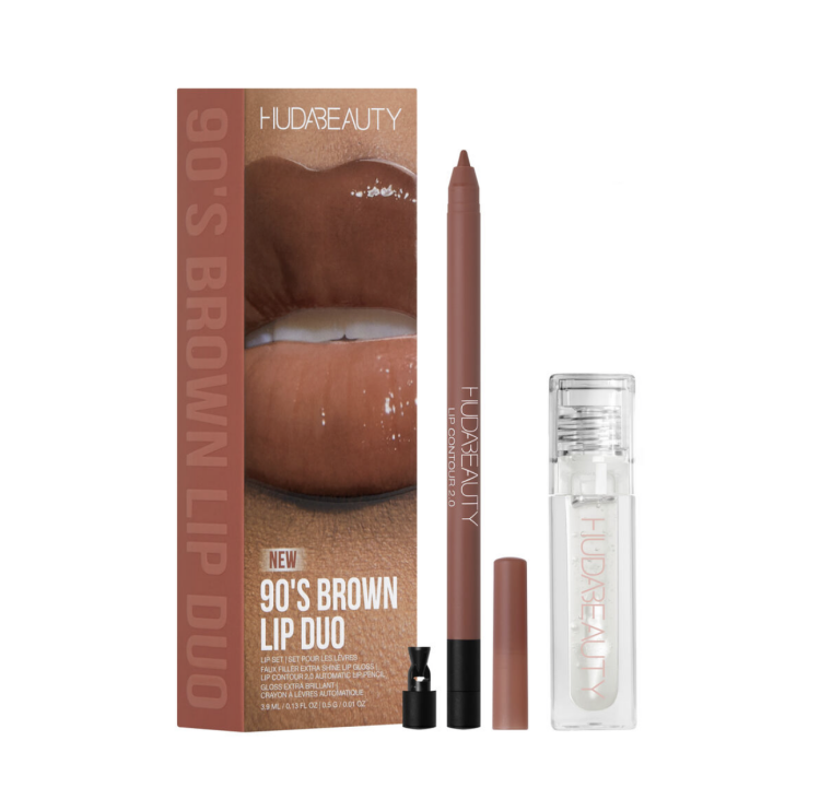 Huda Beauty 90s Brown Lip Duo