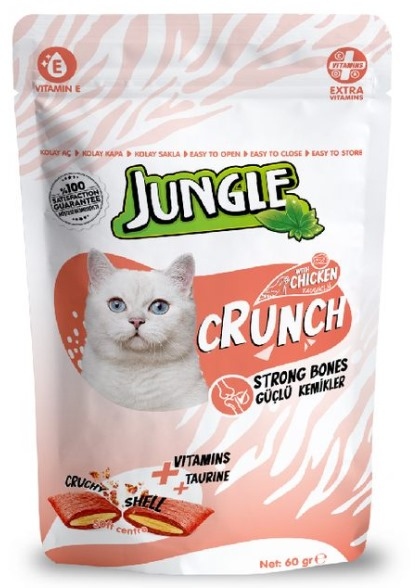 Jungle cat crunch  Strong bonesعدد 10باكيت