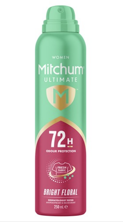 Mitchum Spray 72 Hr Deodorant Bright Floral 