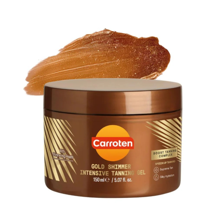 Carroten Gold Shimmer Intensive Tanning Gel 150ml