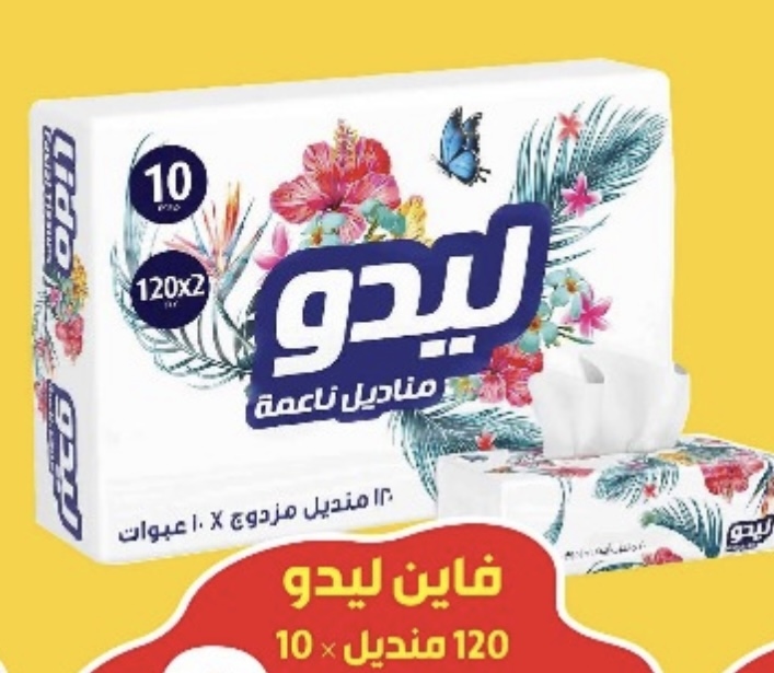 فاين ليدو 120 منديل *10
