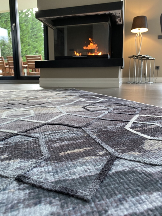 Artisanal Embroidered Rug