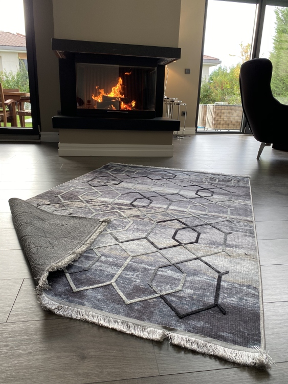 Artisanal Embroidered Rug