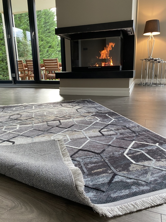 Artisanal Embroidered Rug