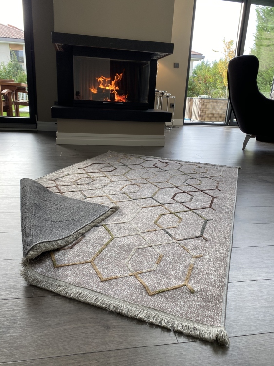 Artisanal Embroidered Rug