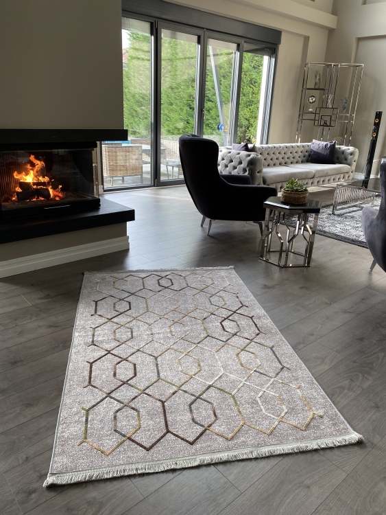 Artisanal Embroidered Rug