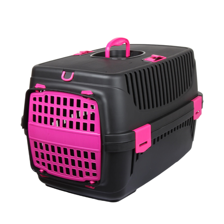 صندوق نقل الحيوانات الأليفة البلاستيكي الكبير 