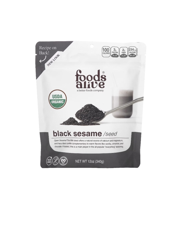 Foods Alive Black Sesame Seeds 340g 