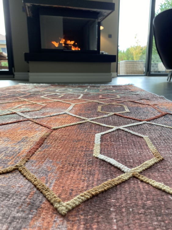 Artisanal Embroidered Rug
