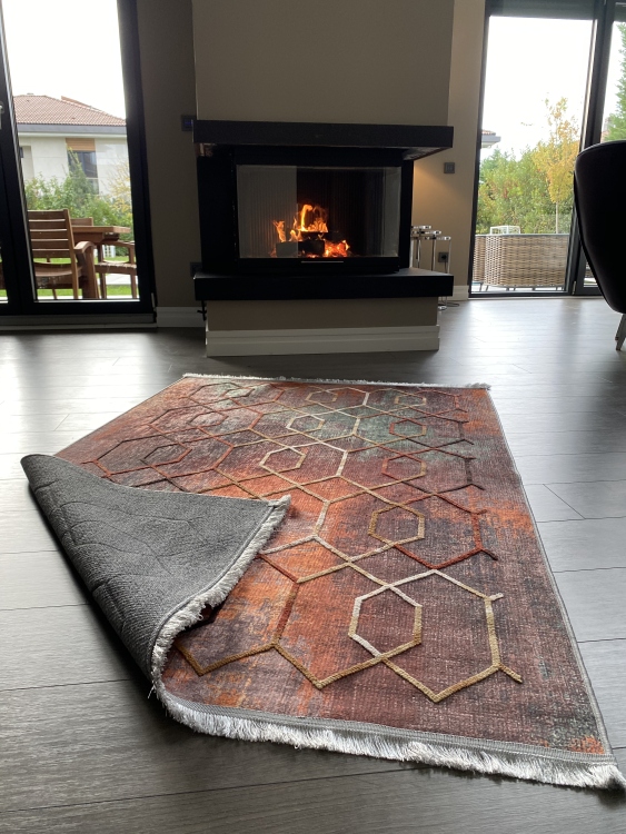 Artisanal Embroidered Rug