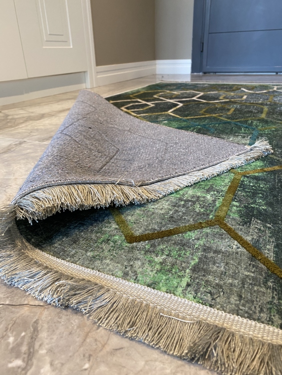 Artisanal Embroidered Rug