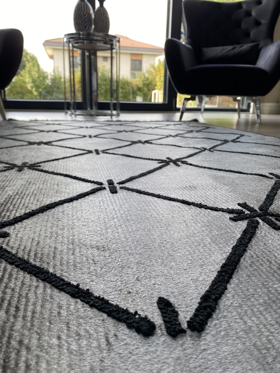 Artisanal Embroidered Rug