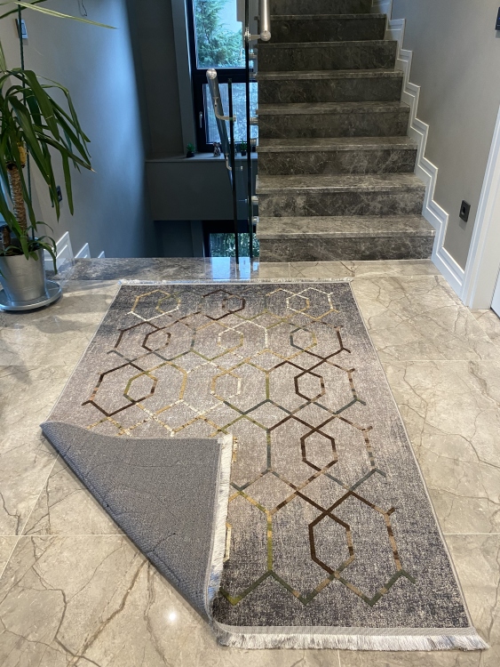 Artisanal Embroidered Rug