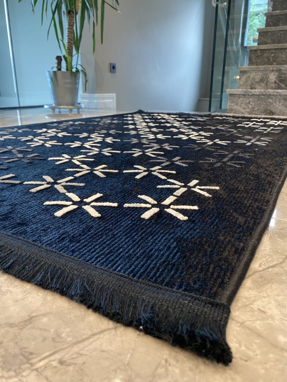 Artisanal Embroidered Rug