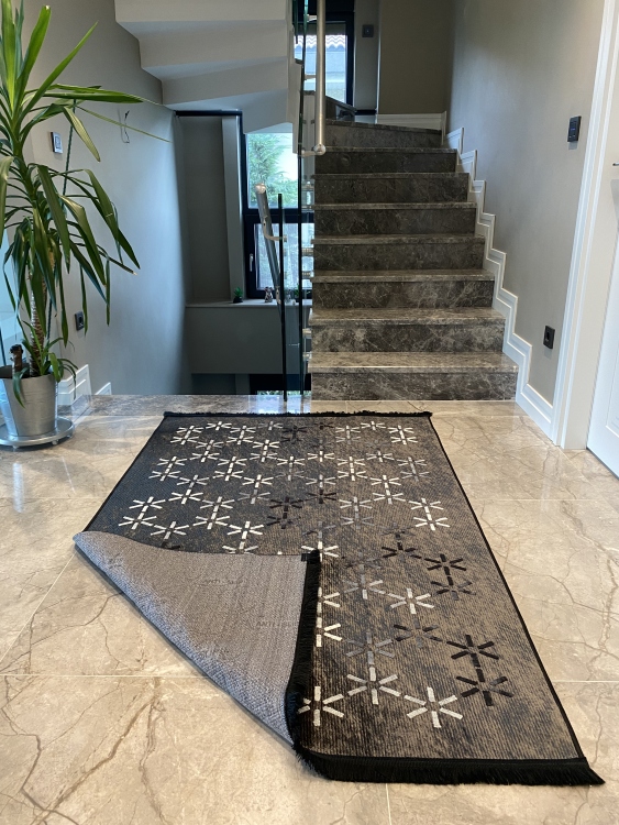 Artisanal Embroidered Rug