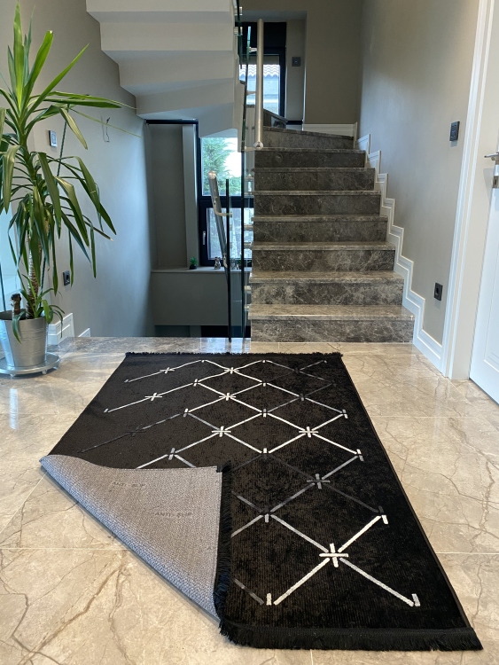 Artisanal Embroidered Rug