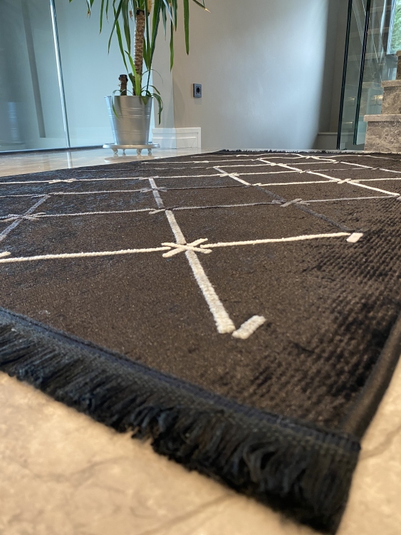 Artisanal Embroidered Rug