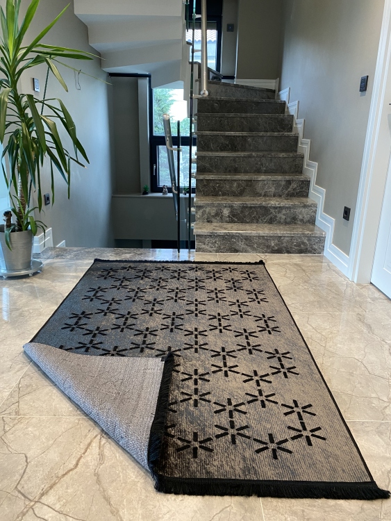 Artisanal Embroidered Rug