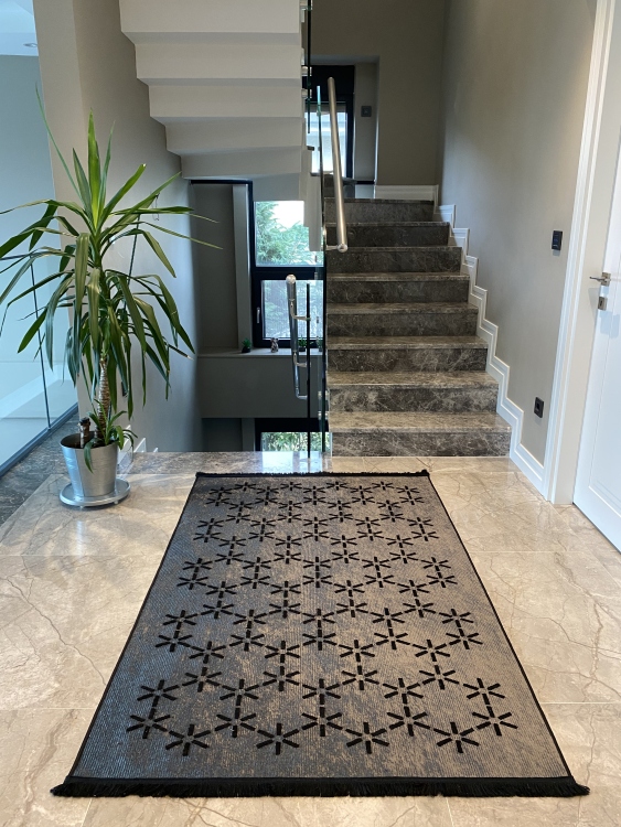 Artisanal Embroidered Rug