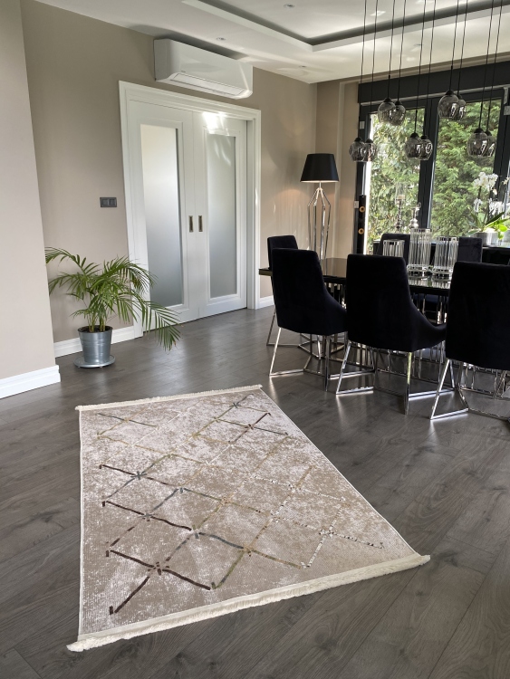 Artisanal Embroidered Rug