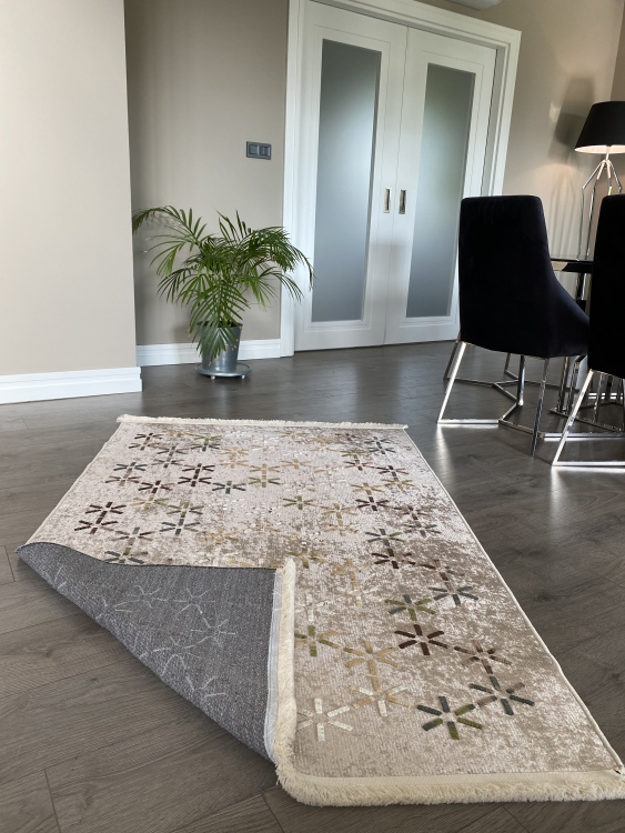 Artisanal Embroidered Rug
