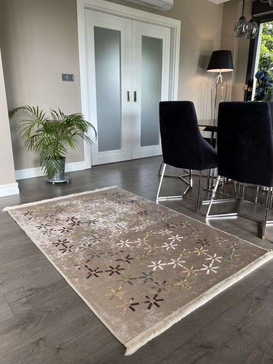 Artisanal Embroidered Rug
