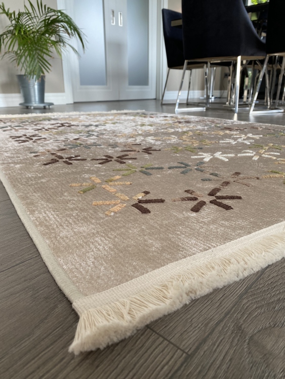 Artisanal Embroidered Rug