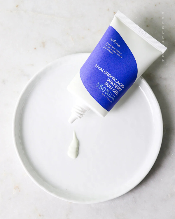 isntree hyaluronic acid watery sun gel واقي شمس ازنتري جل بالهايرونيك اسد