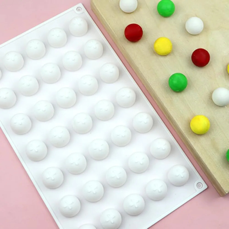 قالب شكولاته سليكون قطر 2 سم ارتفاع 2.2