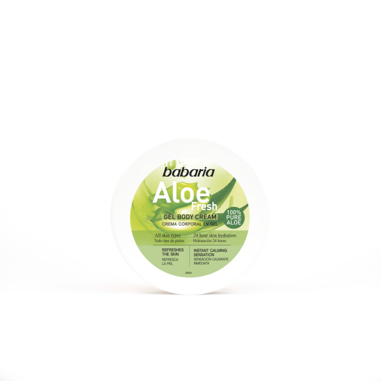 جل مرطب بالالوفيرا babaria Aloe Gel Body Cream