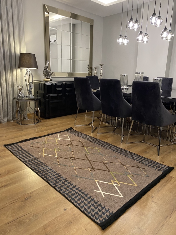 Artisanal Embroidered Rug