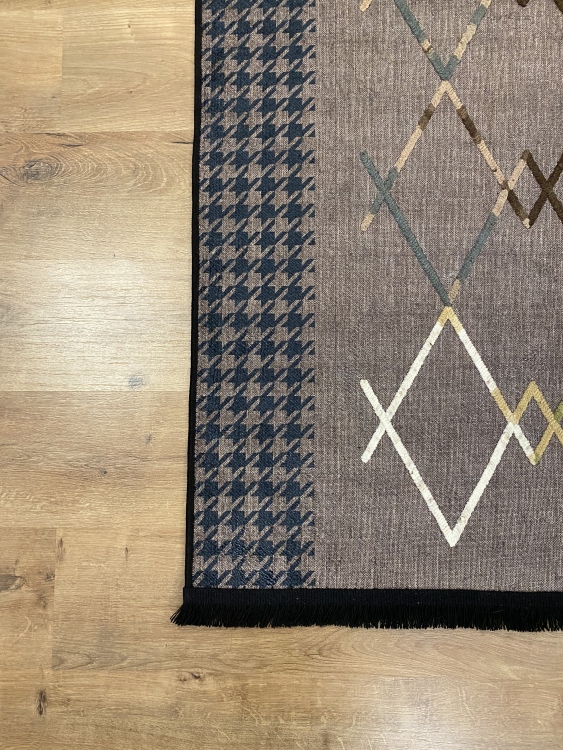 Artisanal Embroidered Rug