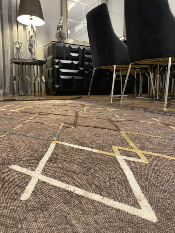 Artisanal Embroidered Rug