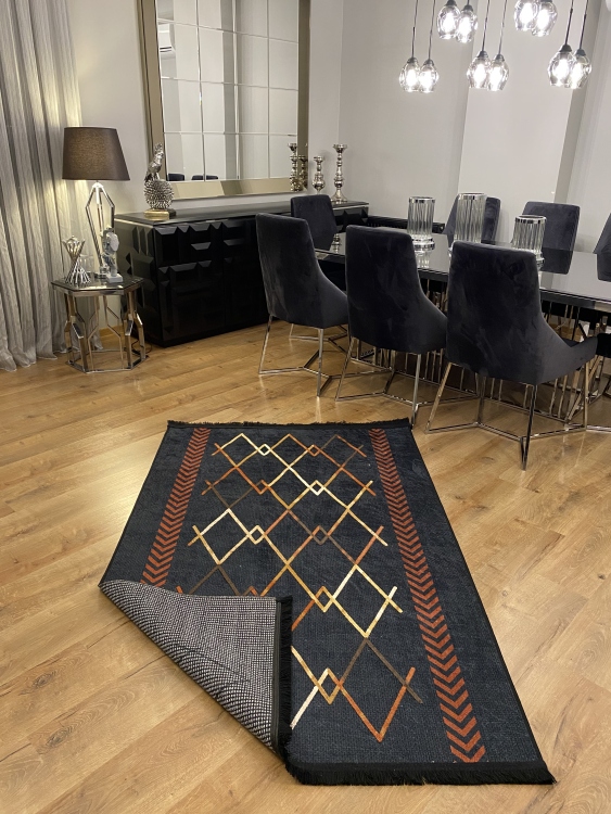 Artisanal Embroidered Rug