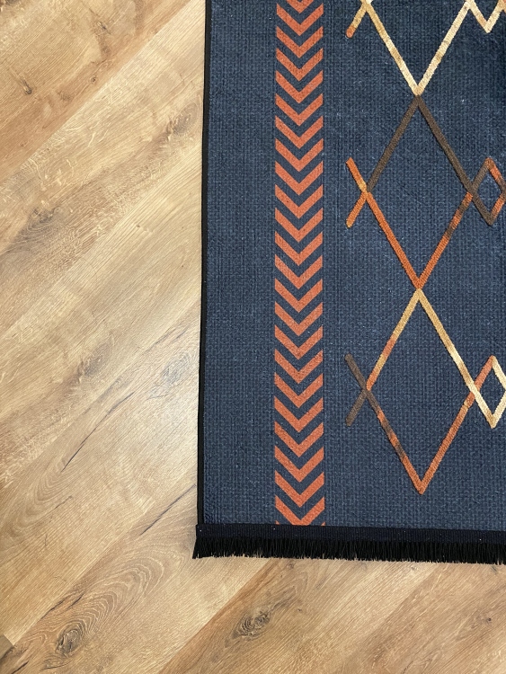 Artisanal Embroidered Rug