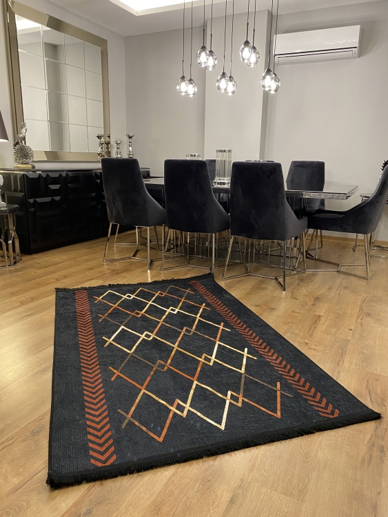 Artisanal Embroidered Rug